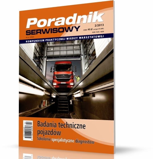 Obraz główny BADANIA TECHNICZNE POJAZDÓW. SZKOLENIA SPECJALISTYCZNE DIAGNOSTÓW. PORADNIK SERWISOWY