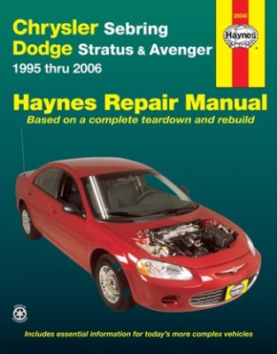CHRYSLER SEBRING, DODGE STRATUS I AVENGER (1995-2006) - instrukcja napraw Haynes