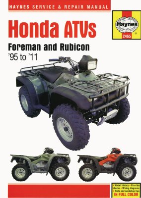 HONDA ATV FOREMAN - RUBICON (1995-2011) - instrukcja napraw Haynes
