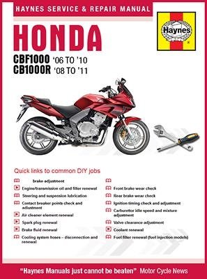 HONDA CBF1000 - CB1000R (2006-2011) - instrukcja napraw Haynes