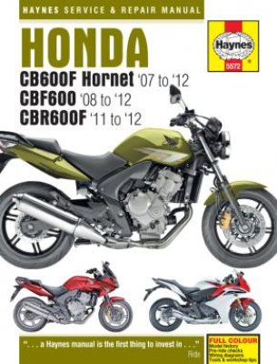 HONDA CBR 600FA MODELE Z 2011-2012 R – naprawa i obsługa wyd. Haynes