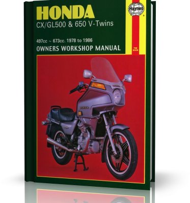 HONDA CX/GL500 & 650 V-TWINS (78 - 86) instrukacja Haynes