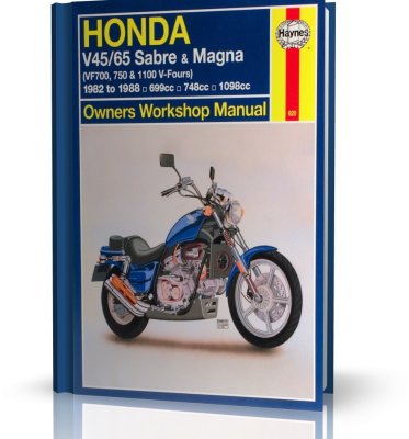 HONDA V45/65 SABRE & MAGNA (1982-1988) - Instrukcja napraw Haynes