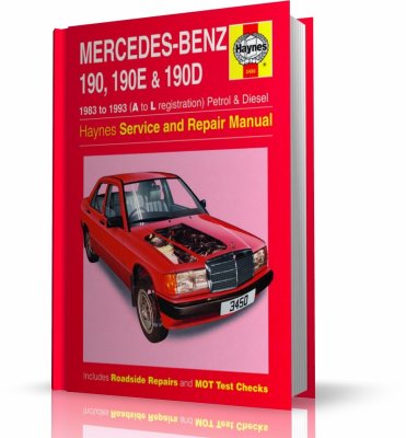 MERCEDES-BENZ 190 typ W201 (1983-1993) - instrukcja napraw Haynes