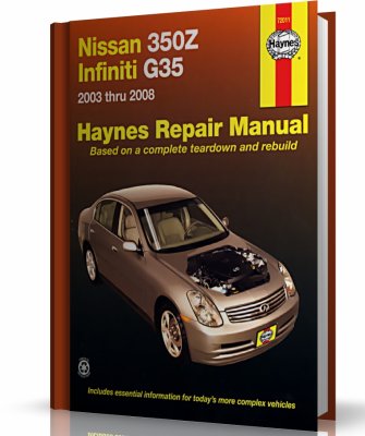 NISSAN 350Z - INFINITI G35 (2003-2008) - instrukcja napraw Haynes