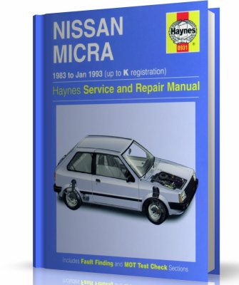 NISSAN MICRA K10 (1983-1993) - instrukcja napraw Haynes