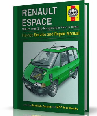 RENAULT ESPACE (1985-1996) - instrukcja napraw Haynes