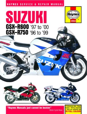 SUZUKI GSX-R600 - SUZUKI GSX-R750 (1996-2000) - instrukcja napraw Haynes