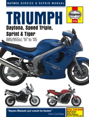 TRIUMPH DAYTONA, SPEED TRIPLE, SPRINT, TIGER (1997-2005) - instrukcja napraw Haynes