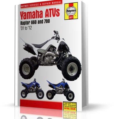 YAMAHA RAPTOR 660 & 700 ATVS (01 - 12)