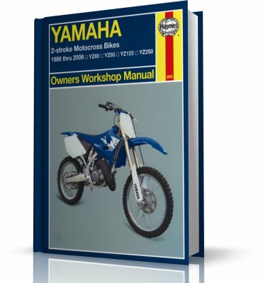 YAMAHA YZ80, YZ85, YZ125, YZ250 MOTOCROSS BIKES (1986-2006) - instrukcja napraw Haynes