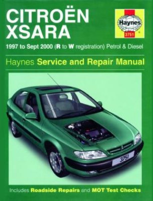 CITROEN XSARA (1997-2000) - instrukcja napraw Haynes