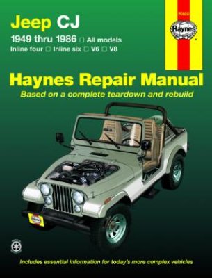 JEEP CJ (1949-1986) - instrukcja napraw Haynes